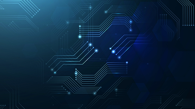 Blue Technology Desktop Background