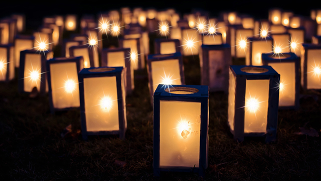 Christmas Lights Desktop Background