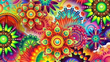 Colorful Divinity Desktop Background