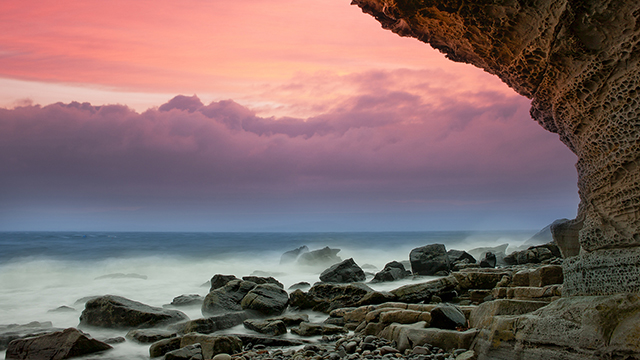 Dusky Coast Desktop Background