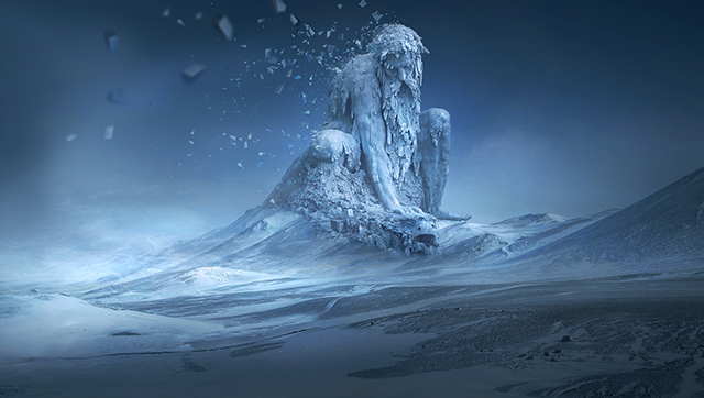 Fantasy Mountain Desktop Background