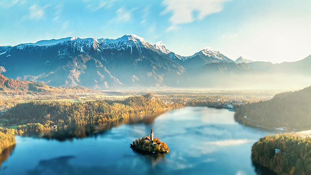 Mountain Range Desktop Background