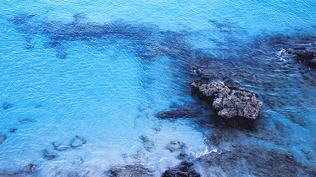 Sea Blue Desktop Background