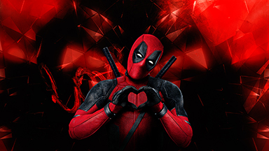 Love Deadpool Google Meet Background