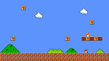Super Mario Bros Google Meet Background