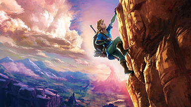 The Legend of Zelda Breath of the Wild Google Meet Background