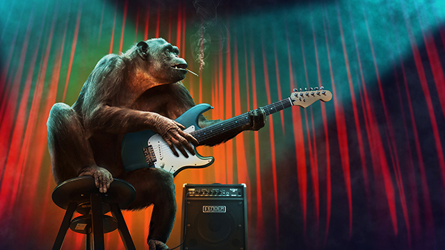 Chimp Music Google Background