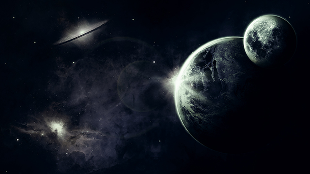 Dark Space Google Background