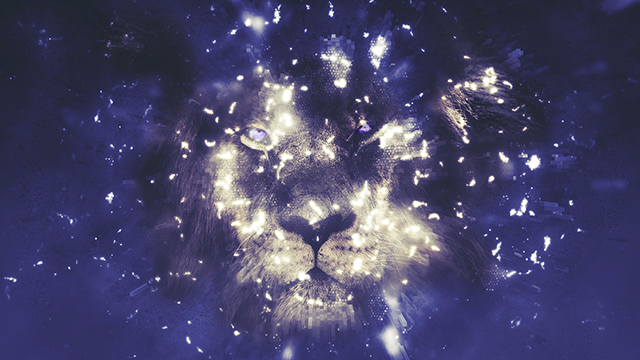 Digital Lion Google Background