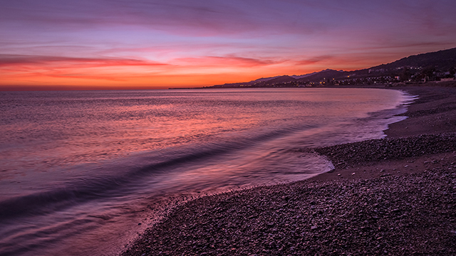 Early Morning Shore Google Background