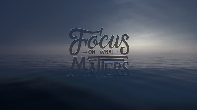 Focus on What Matters Google Background
