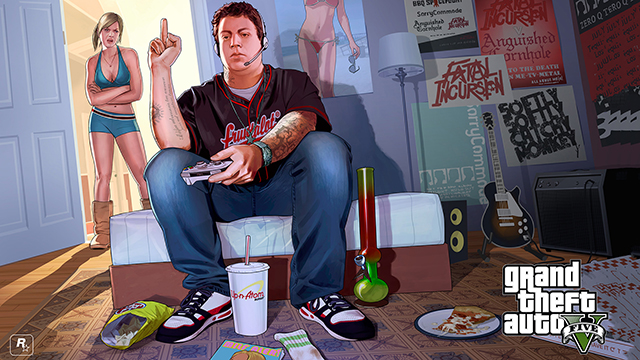 GTA 5 Jimmy's Room Google Background