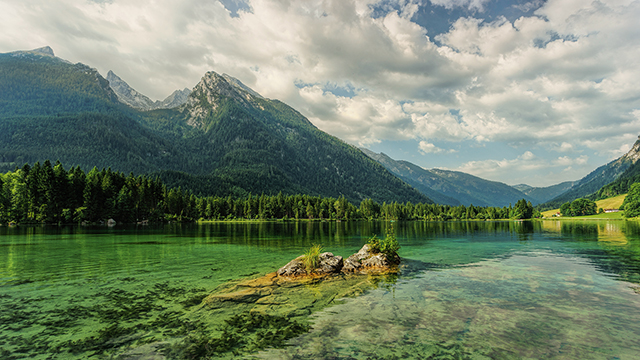 Hintersee Mountains Google Background