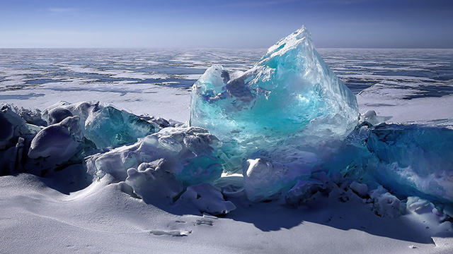 Icy Google Background