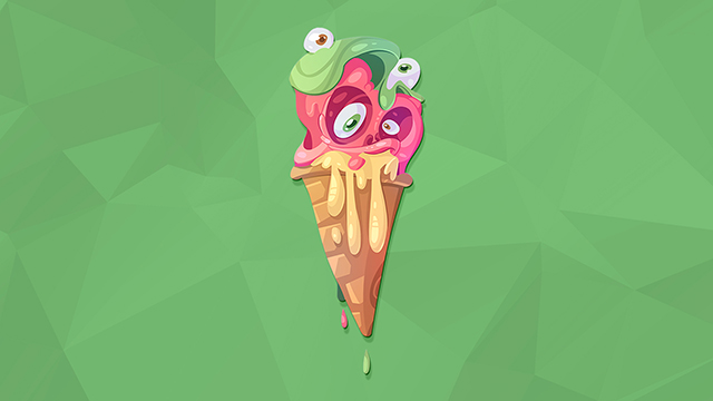Monster Ice Cream Google Background
