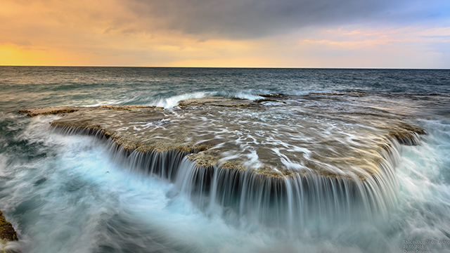 Ocean Waterfall Google Background