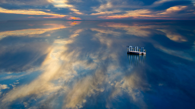 Reflective Water Google Background