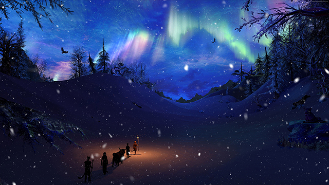 Skyrim Nights Google Background