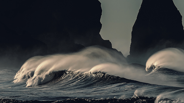 Stormy Waves Google Background