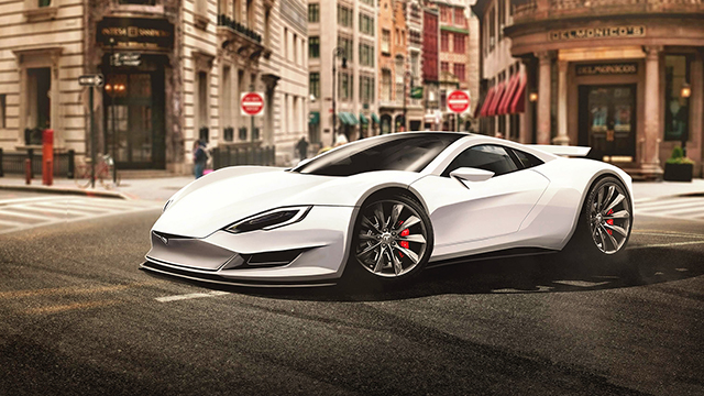 Tesla Supercar Google Background