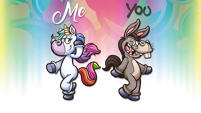 Unicorn Me Google Background
