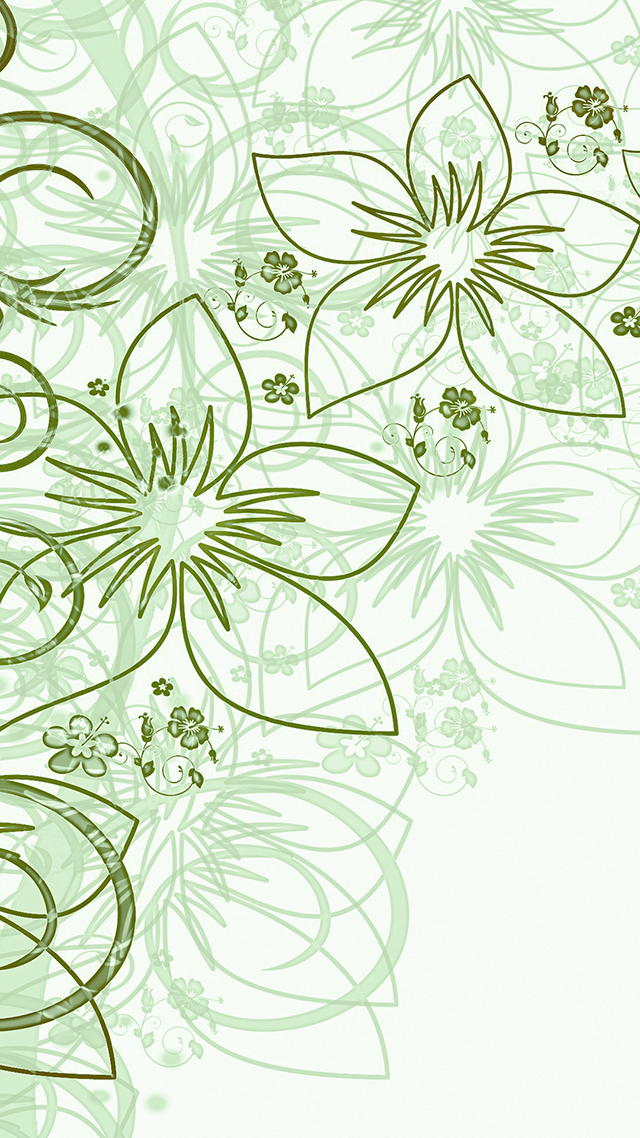 Flower Design iPhone Background.