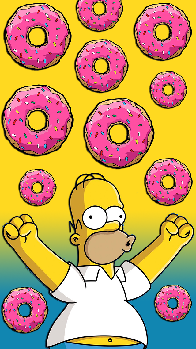 Homer Simpson 2 iPhone Background.
