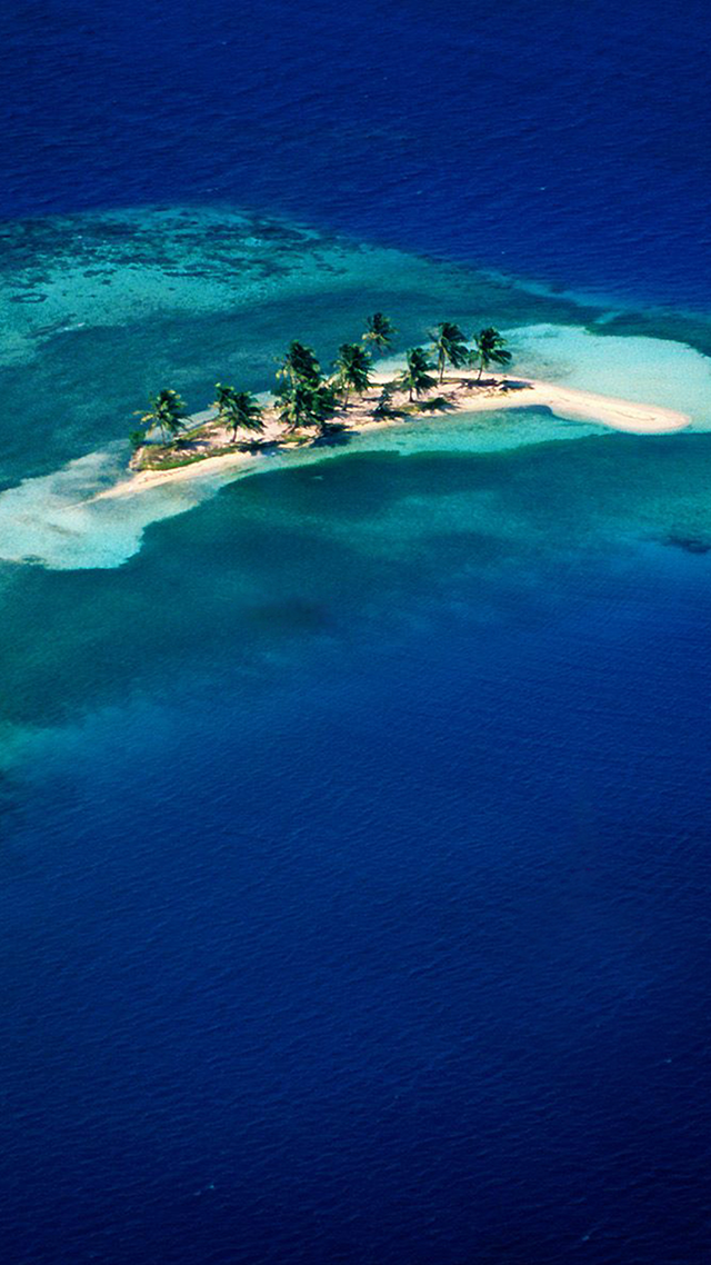 Private Island iPhone Background.