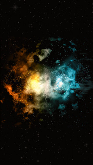 deep space nebula iphone background