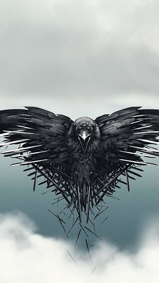 game of thrones crow iphone background