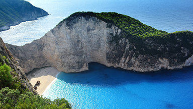 Navagio Beach Laptop Background