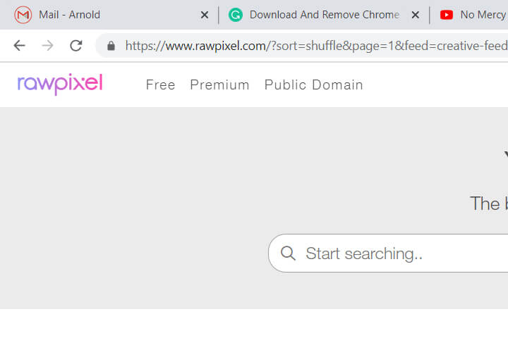 this is a screenshot of rawpixel.com