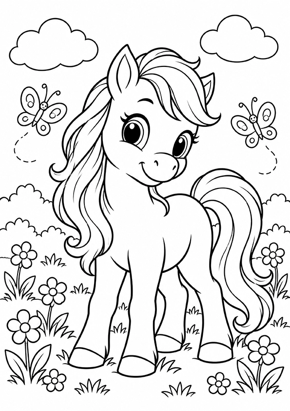 Little Pony coloring page