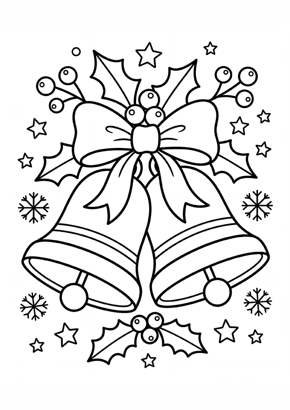 Christmas Bells coloring page