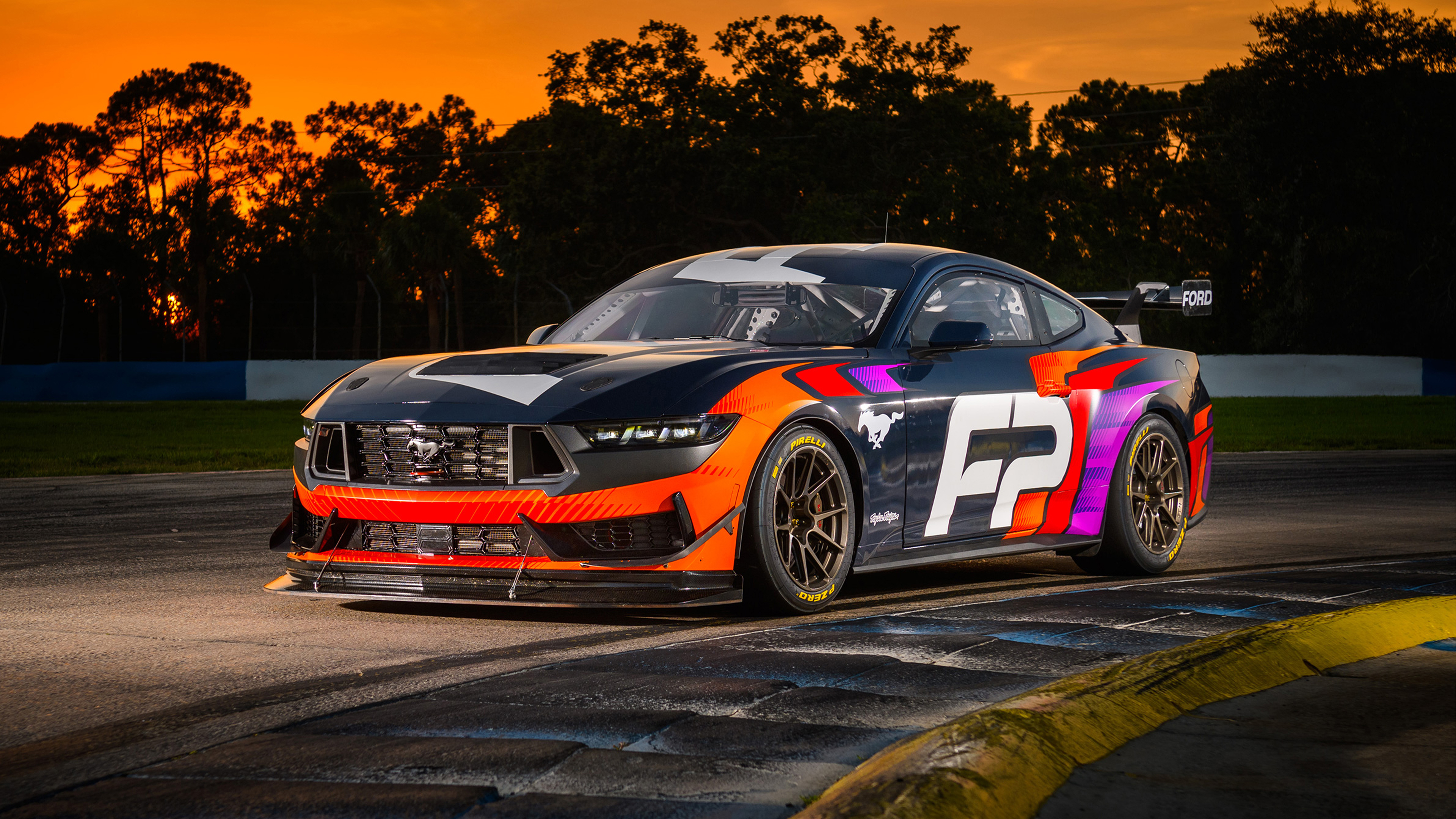 4K Ford Mustang GT4 Wallpaper, image size:3840x2160