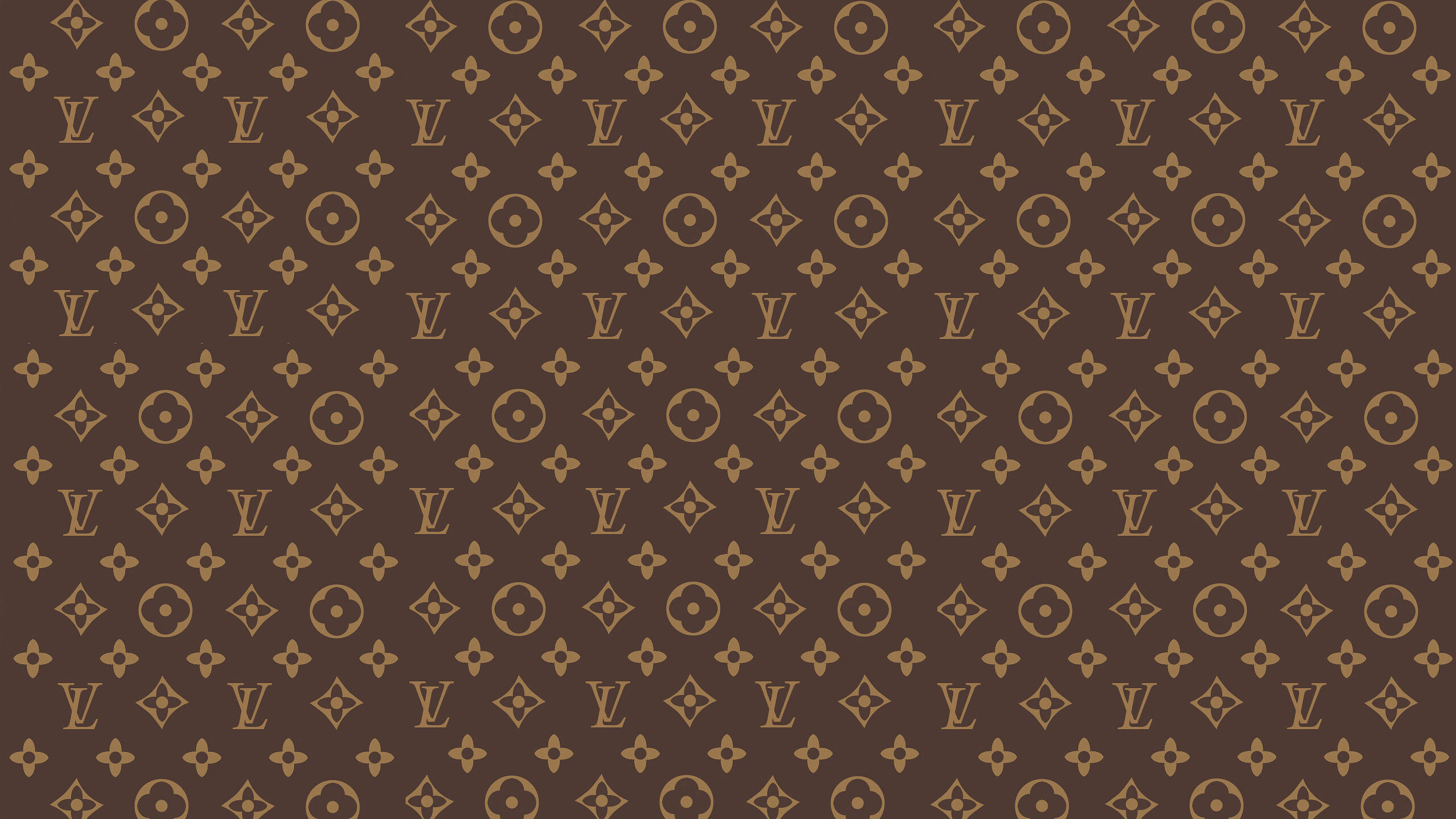 HD louis vuitton brown wallpapers
