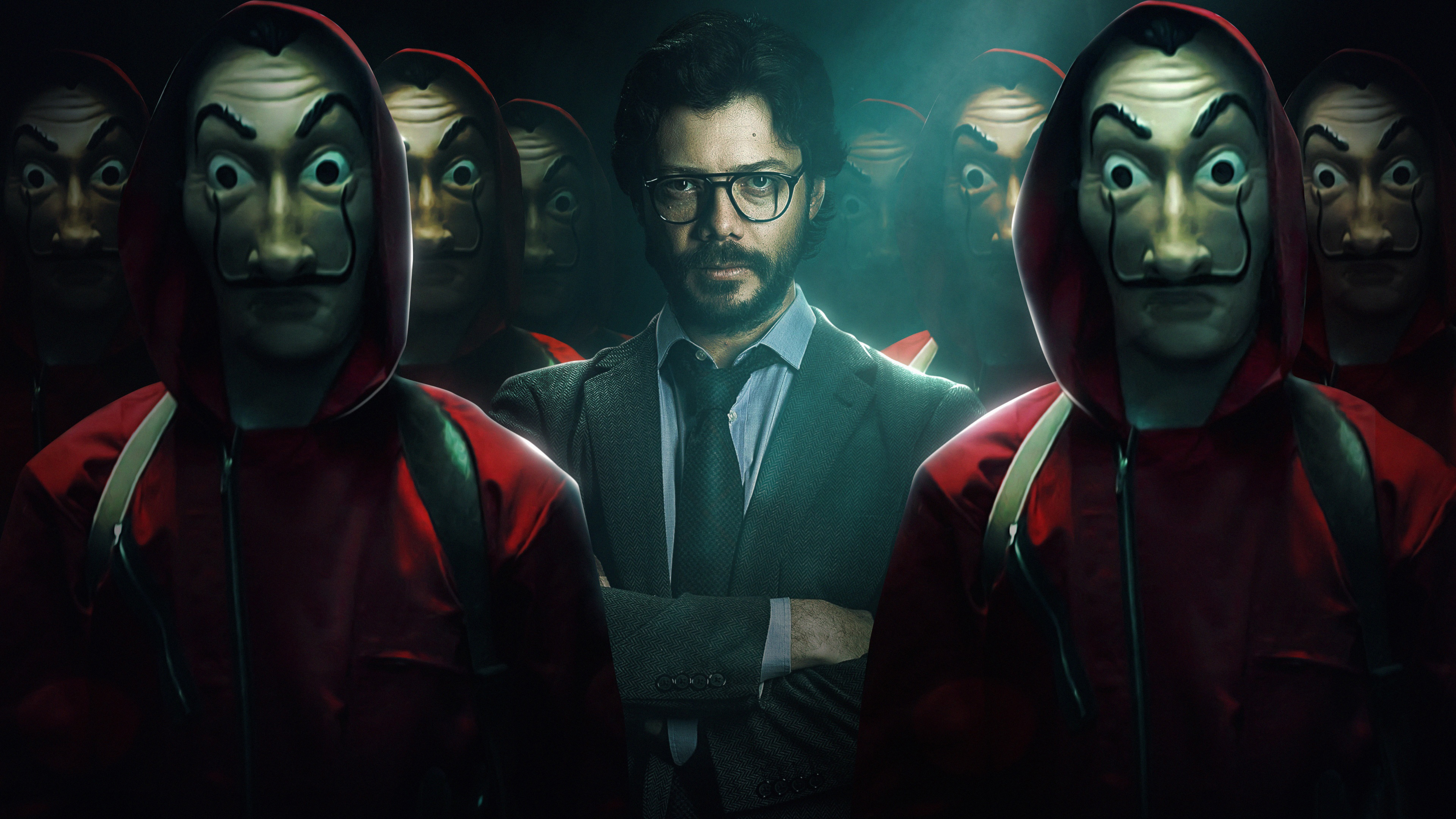 Wallpaper 4k Tokyo From Money Heist Digital Painting 4k Wallpaper