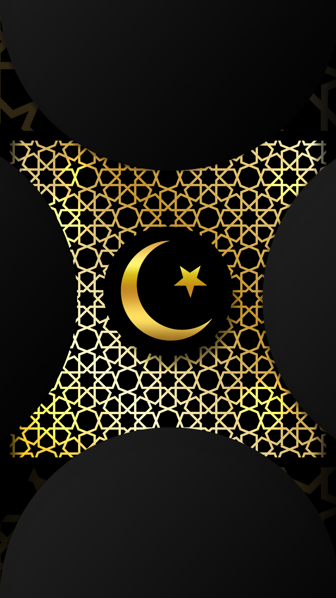 Islam Gold Home Screen Wallpaper