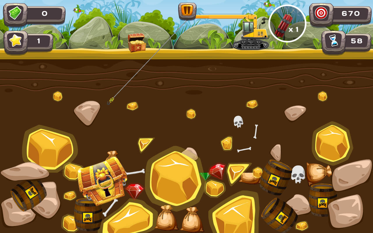 gold miner Google Chrome extension