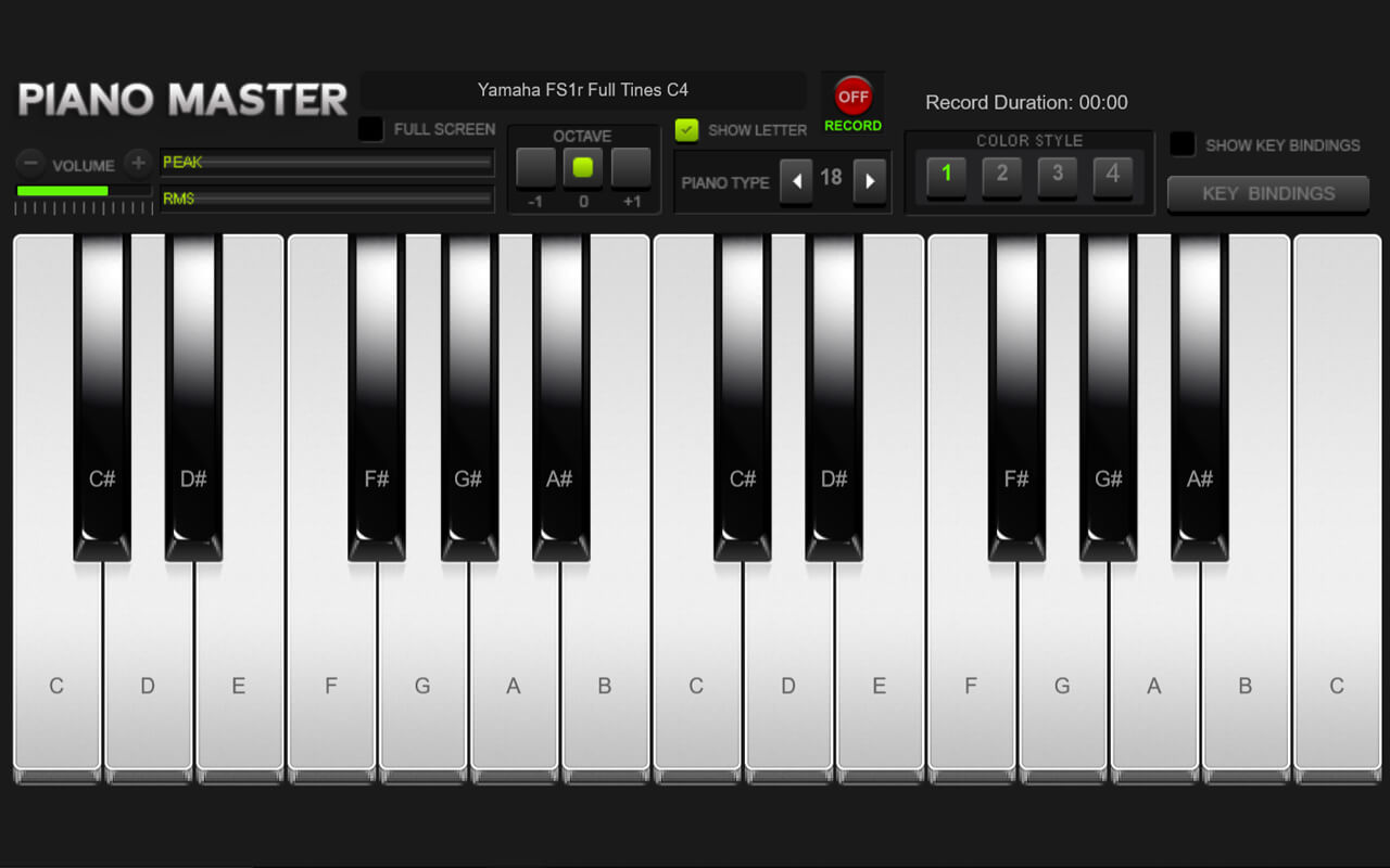 piano master Google Chrome extension