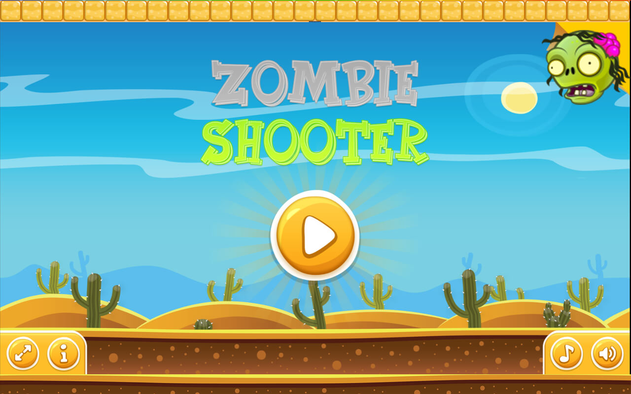 zombie shooter game Google Chrome extension