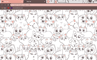 Cartoon Cats Cartoon Cats Chrome Theme