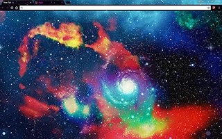 Galaxy 3d Chrome Theme
