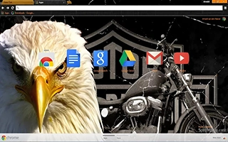 Legendary Harley Davidson Chrome Theme
