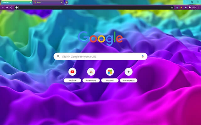 Abstractium - Kyto Chrome theme - Screenshot 2