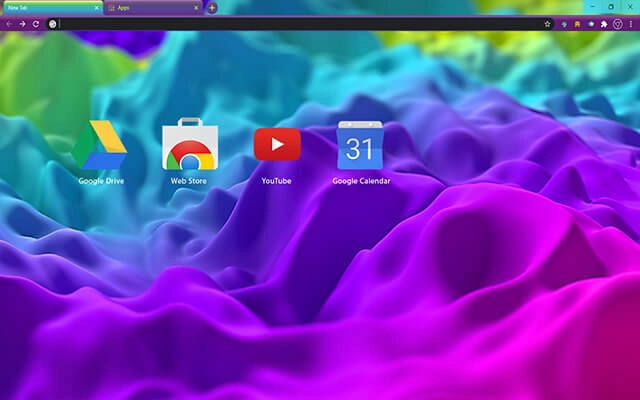 Abstractium - Kyto Chrome theme - Screenshot 3