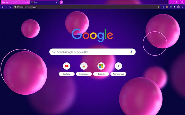 Abstractium - Moshi Chrome theme - Screenshot 2