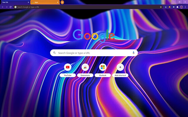 Abstractium - Sykl Chrome theme - Screenshot 2
