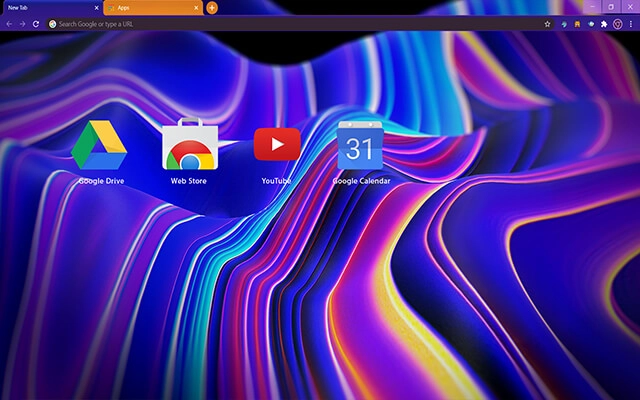 Abstractium - Sykl Chrome theme - Screenshot 3