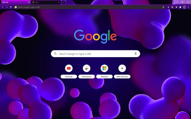 Abstractium - Veda Chrome theme - Screenshot 3